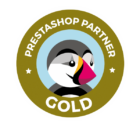 Logo PrestaShop partner Gold