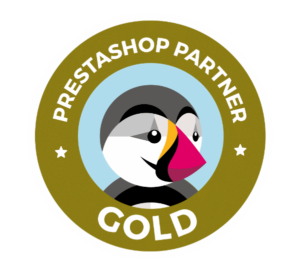 Logo PrestaShop partner Gold